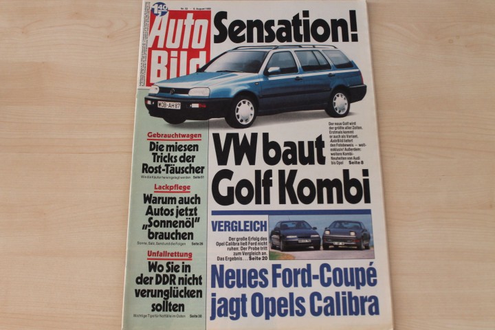 Deckblatt Auto Bild (32/1990)